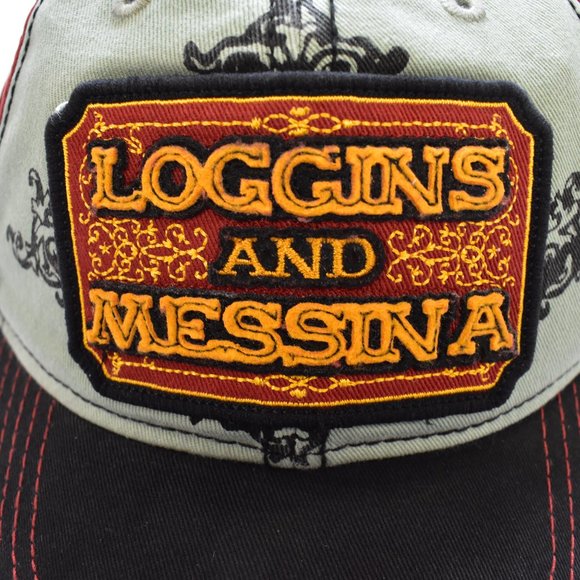 Loggins And Messina Mens Together Again 2009 Tour Rare Trucker Patch Cap Hat New - Picture 2 of 8